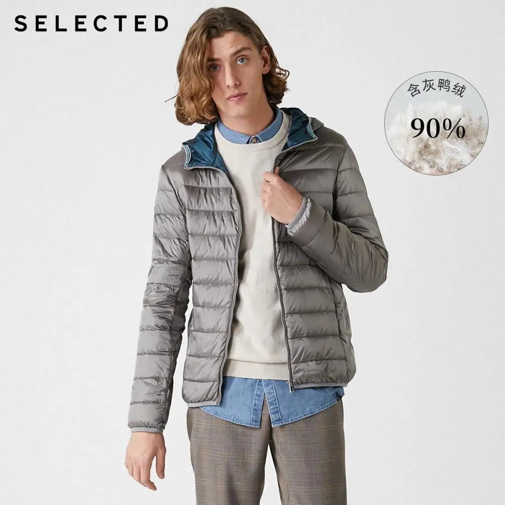

SELECTED Men's Autumn & Winter Coat Light-weight New Outwear Hooded Duck Down Jacket S|419312504