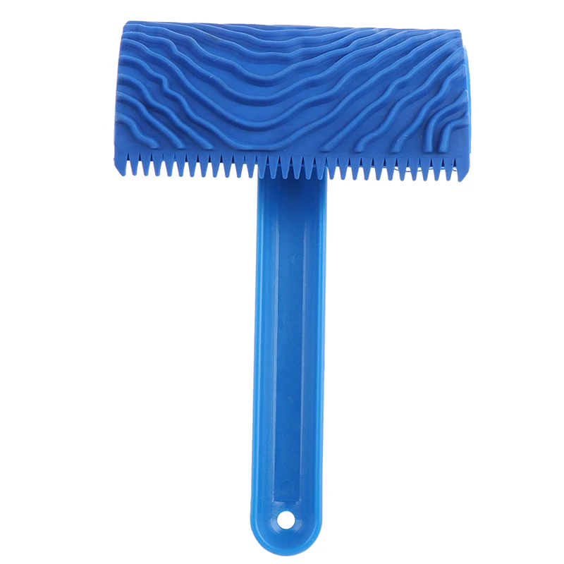 

1pc Imitation Wood Graining Pattern Wall Texture Art DIY Brush Painting Tool Rubber Grain Painting Tool Home Decoration