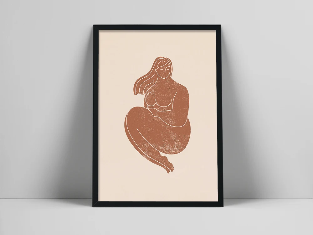 Плотные штаны для девочек с художественным принтом | Пышные женщины со