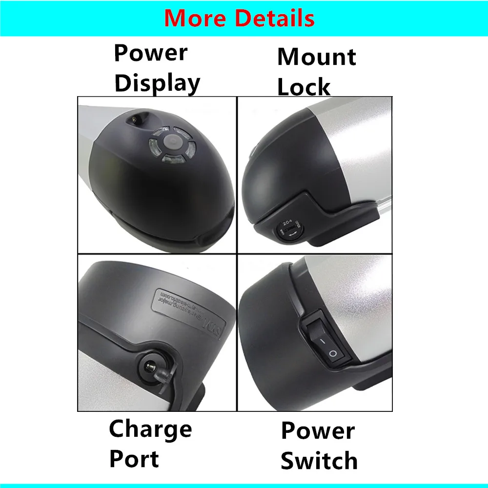 Горный велосипед с бутылочкой для воды 36 В 8 Ач 10 12 13 14 15