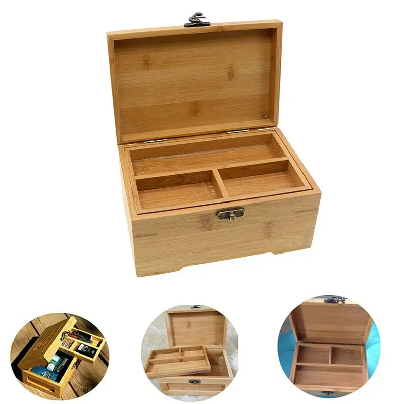 Винтажная коробка для ювелирных изделий Saim деревянный Органайзер хранения