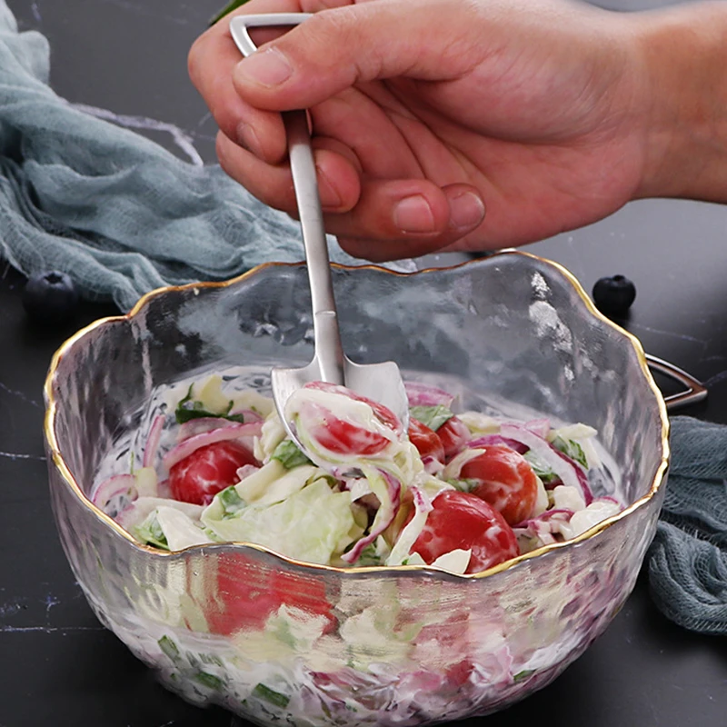 

Stainless Steel Coffee Spoon Retro Shovel Spoon For Ice Cream Creative Tea-spoon Tableware Watermelon Spoon Kitchen Accessories