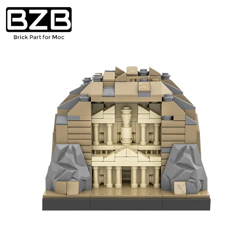 

BZB MOC 53659 уличный вид, культурные места, джорданские руины, исторические руины, старинное здание, строительные элементы, подарки