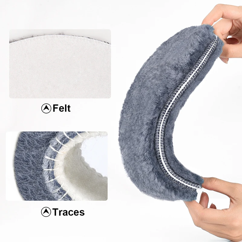 Супер толстые стельки из овчины Soumit премиум-класса теплые шерсти и фетра для