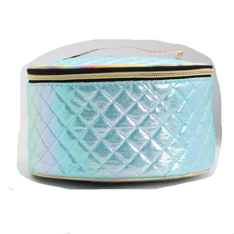 

Square Plaid Pure Color Cosmetic Bag Large-capacity Symphony Fashion Handbag