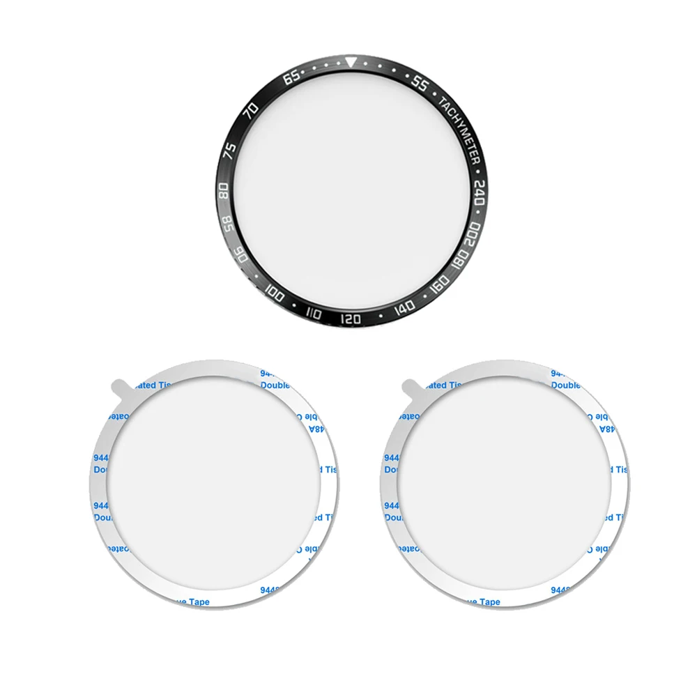 

Bezel Ring Case Adhesive Cover Durable Accessories for Samsung Galaxy Frontier Watch VH99