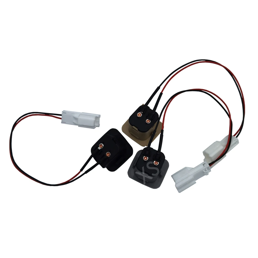 Задний багажник Кнопка открытия дверей переключатель-углеродное волокно Задняя