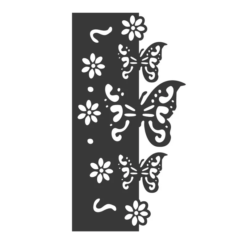 GJCrafts пресс формы с бабочками и цветами металлические режущие штампы новинка 2019