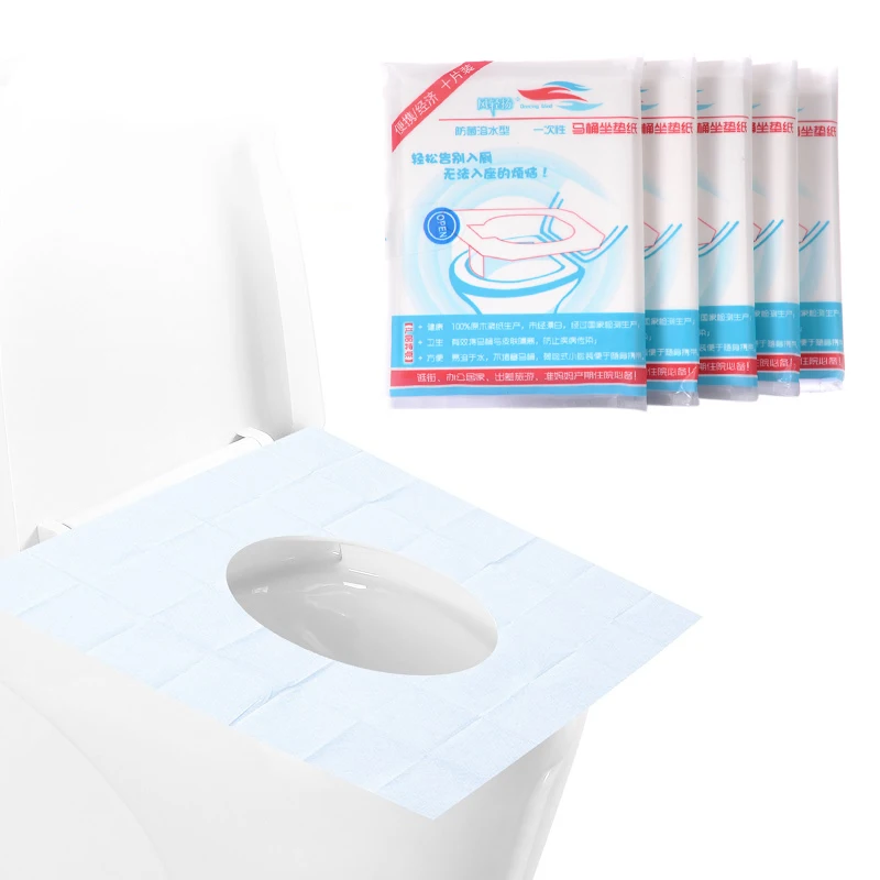 Новинка 10 шт./упак. одноразовые Водонепроницаемый сиденье для унитаза крышка мат