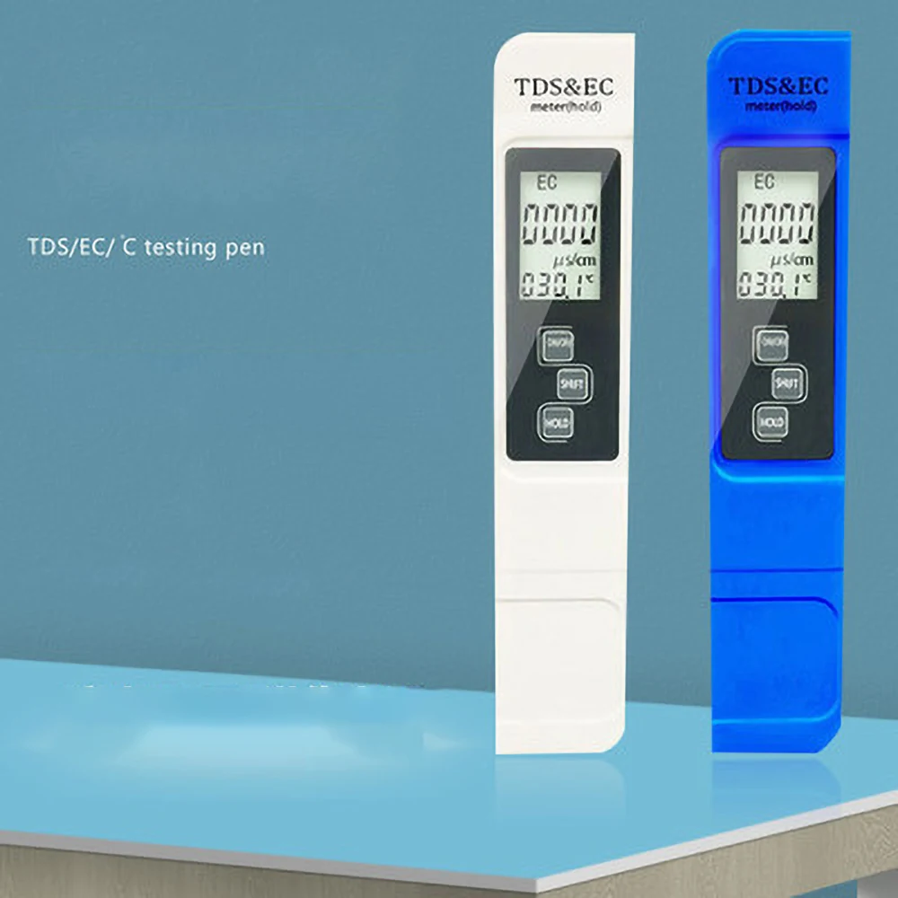 

3 IN 1 Digital Wasser Qualität Tester Tds Ec Reinheit Meter Aushilfe Ppm Filter