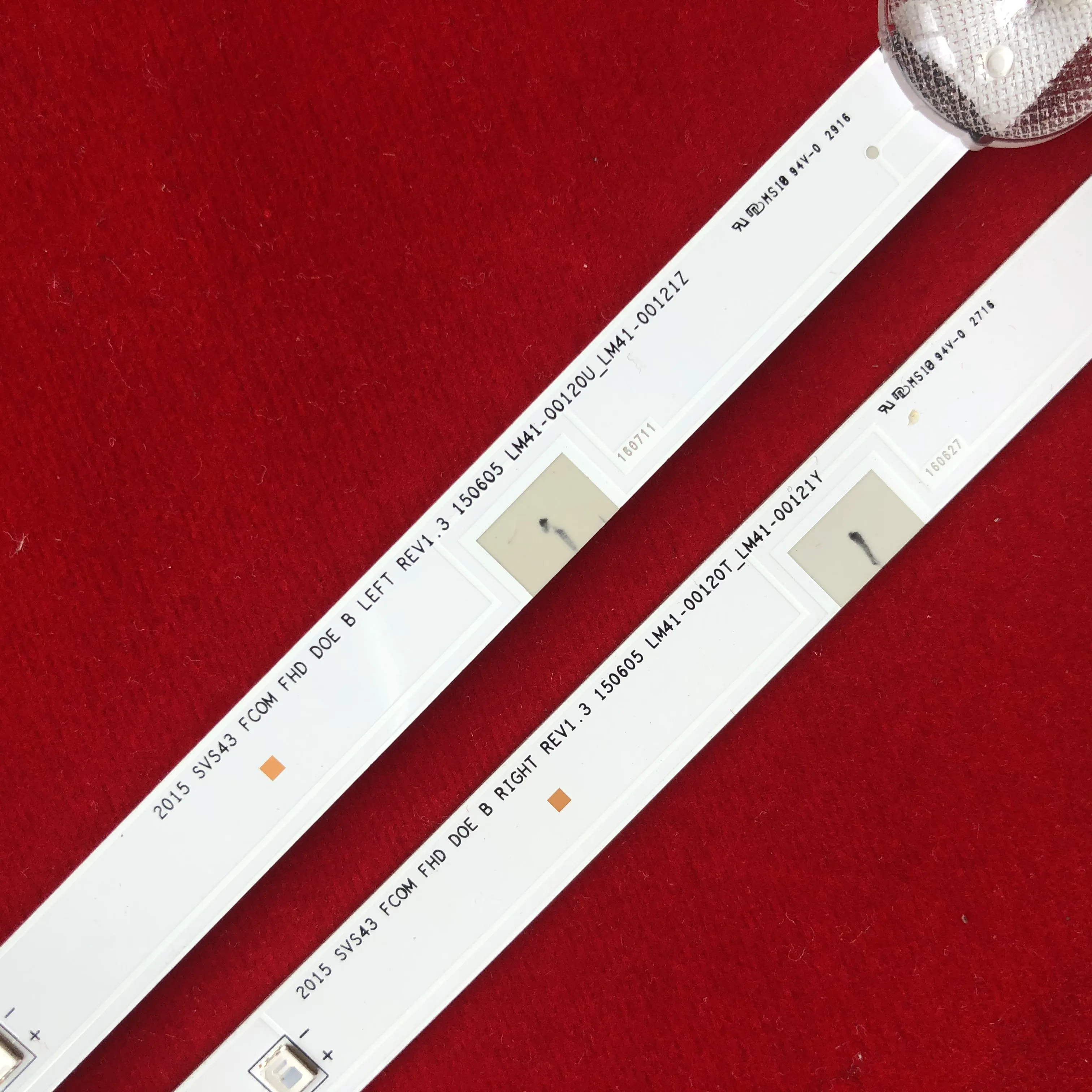 Светодиодная лента для подсветки 7 ламп Sa ms ung 43 &quotTV 2015 SVS43 FCOM FHD DOE B UA43J51SW UN43J5000