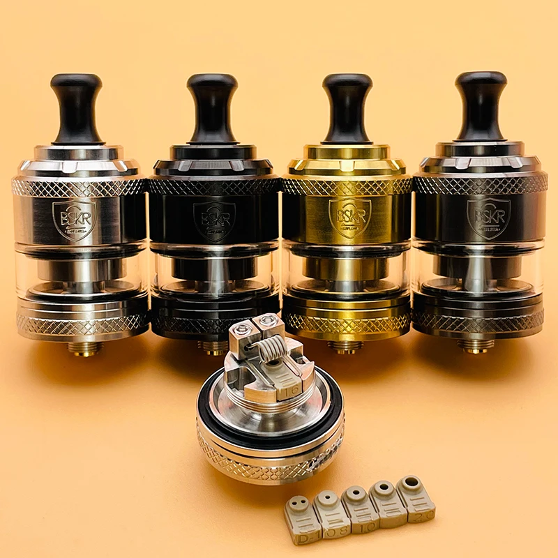 DSXvape Berserker V2 MTL RTA атомайзер 3 мл 24 мм верхняя заполнение одной катушки впускной
