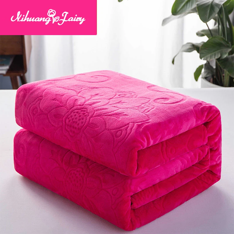 

Fala fleece thin bed blanket double air conditioning blanket bedroom bed blanket student dormitory bed blanket blanket
