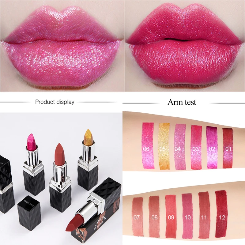 Женская водостойкая матовая губная помада Корейская Увлажняющая красная