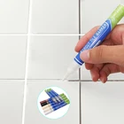 Ручка для заправки белой плитки, водонепроницаемое устройство для наполнения стен и фарфора, чистящее средство для краски для ванной комнаты, 1 шт.