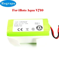 new 14 8v 2600mah li ion battery for iboto aqua v710 robot vacuum cleaner accessories