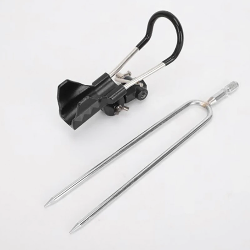 

Fishing Bracket Outdoor Fishing Stainless Steel Bracket 360 Degree Adjustable Head Fishing Tackle Bracket for Fishing