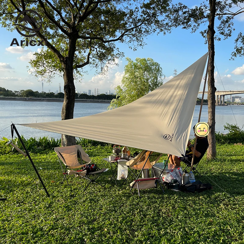 Ультралегкий брезент Aricxi tarp 210t из полиэстера уличный для кемпинга с черным и