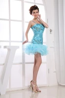 free shipping 2014 new beyonce new hot brides maid dress gown custom sizecolor short blue strap sexy mini celebrity prom dress