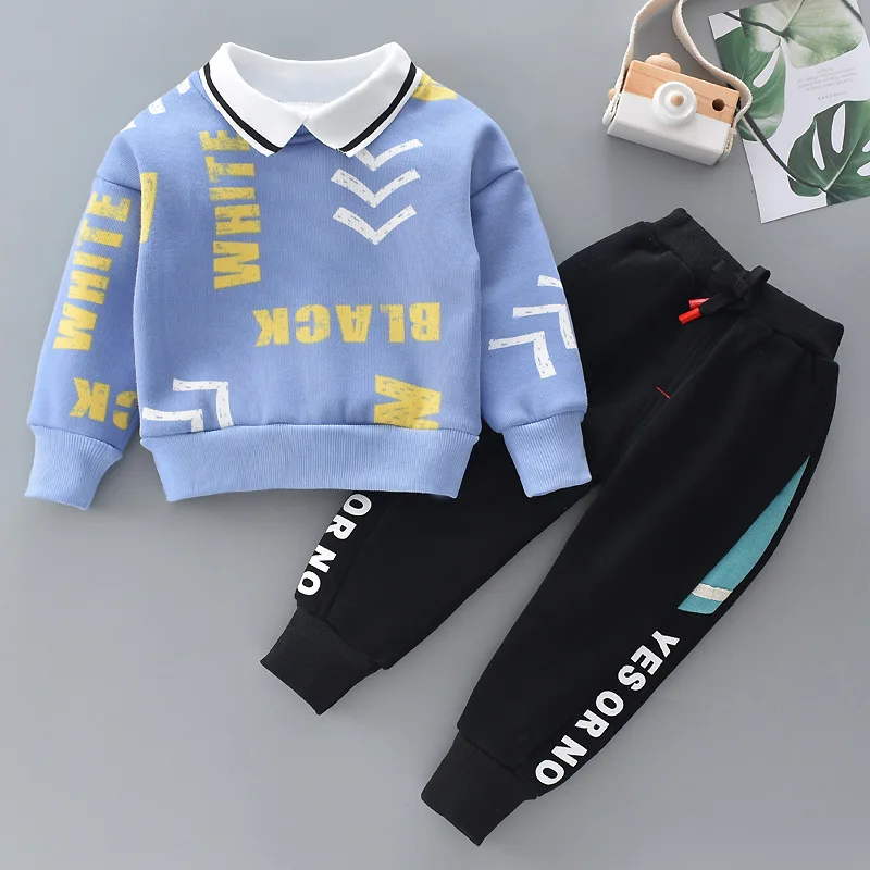 

Комплект детской одежды, Детский свитер на осень и зиму, новинка, детский вязаный Топ контрастных цветов в полоску для колледжа, Прямая прод...