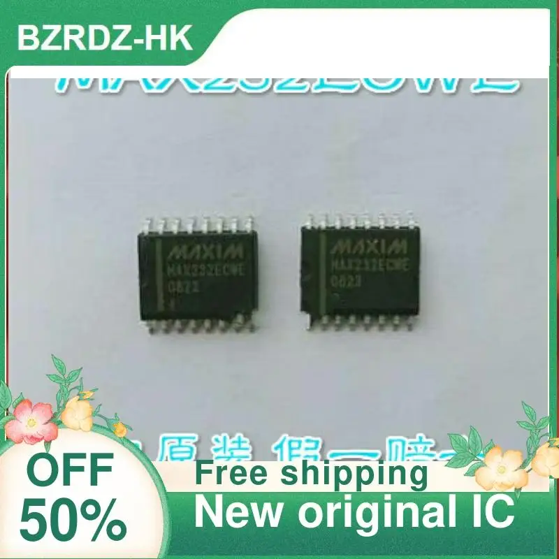 2-10PCS/lot MAX232 MAX232ECWE MAX232ECWE+T SOP-16 New original IC | Remote Control
