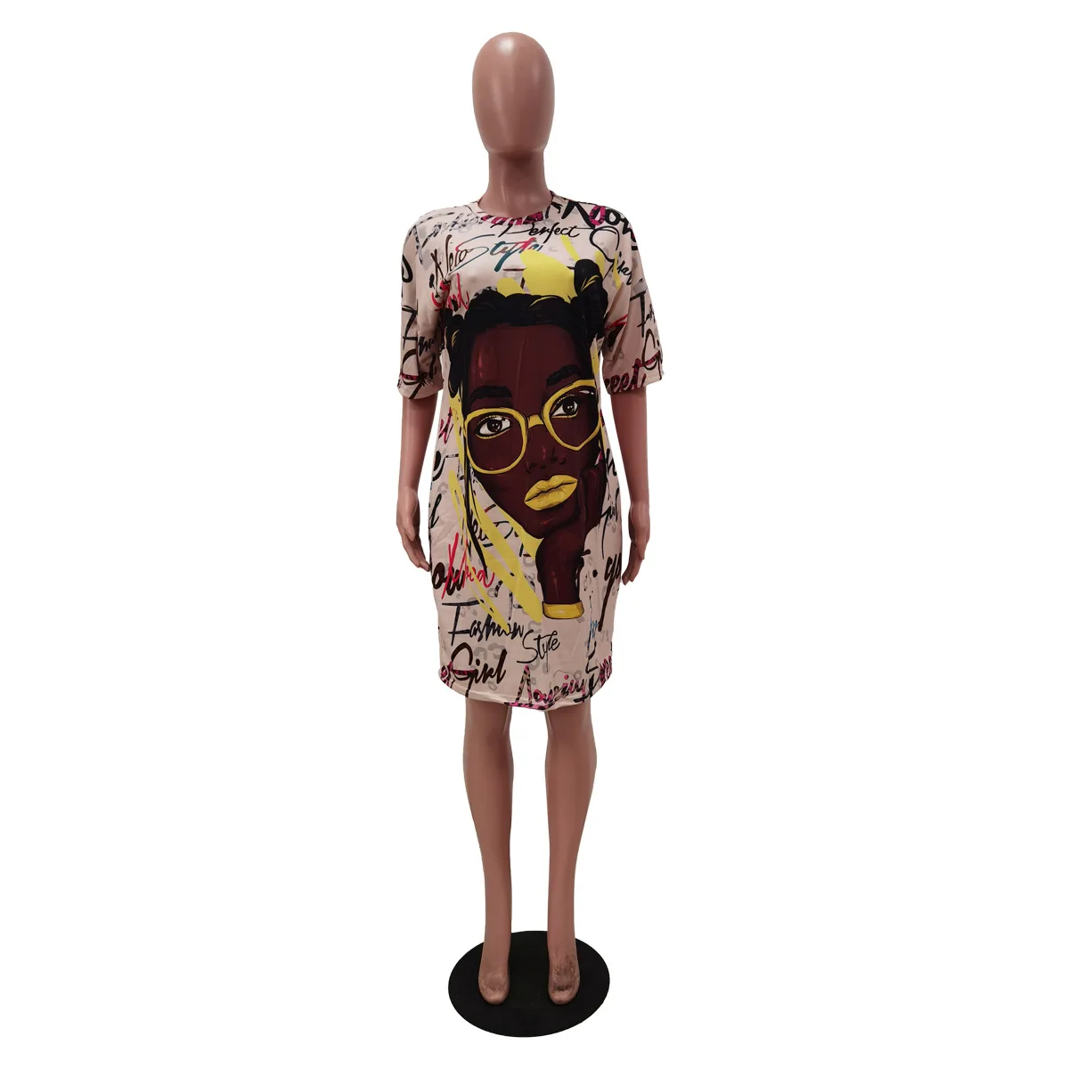 

Casual Women Maxi Dress Bodycon Print Vintage Streetwear Summer Clothes For Women Outfit