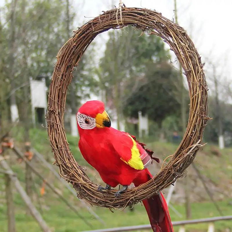 Пасхальный декоративный венок домашний декор натуральный из ротанга пасхальные