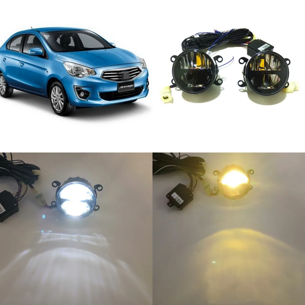 Июля King 24 Вт бифокальный противотуманный фонарь чехол для Mitsubishi Attrage Mirage G4 2014 2019