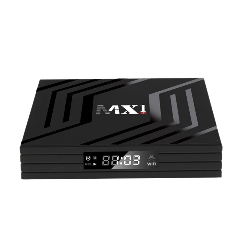 MX1 ТВ коробка Android 9 0 1 + 8 Гб 2 4G Wi Fi Smart Set Top TV BOX ящик медиа плеер (штепсельная Вилка