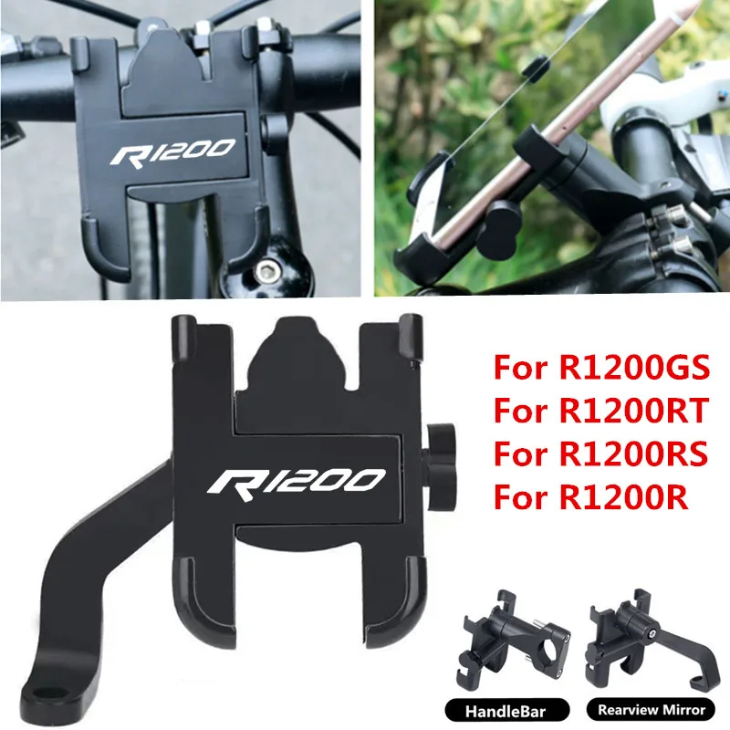 

For BMW R1200GS LC ADV R1200RS R1200R R1200RT R 1200GS RT R RS Motorcycle CNC Aluminum Handlebar GPS Bracket Mirror Phone Holder