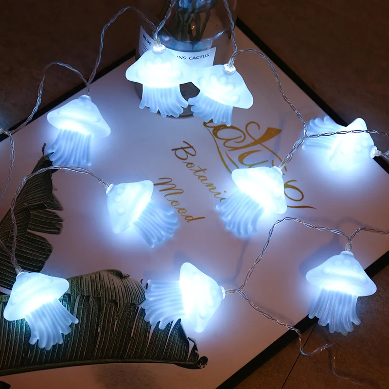 Led Night Light Cute  Jellyfish Lamp Gift For Children Baby Room Bedroom Decor Led Light Strip White Warm Light Usb Night Lamp
