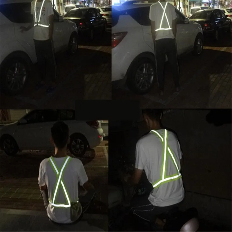 Светоотражающий жилет унисекс светоотражающий 360 градусов 5 шт. | Безопасность и