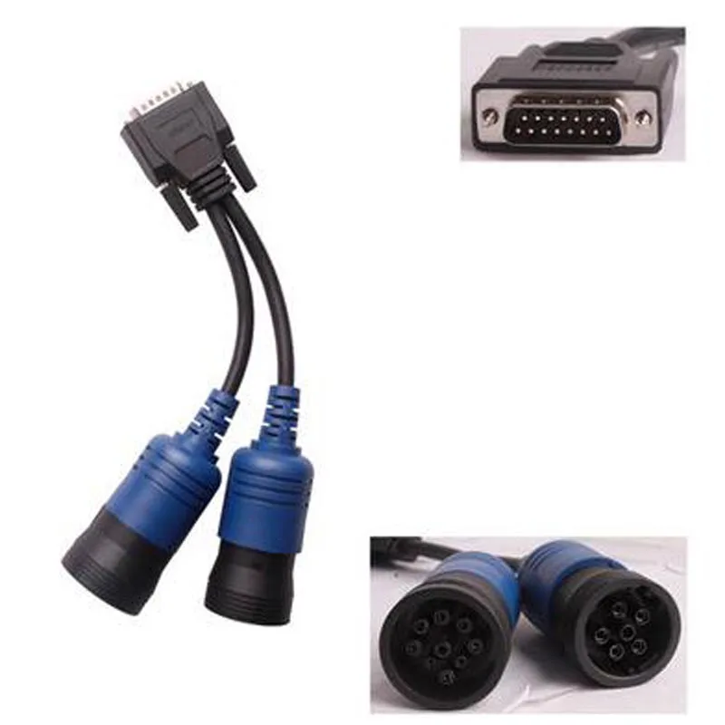6 и 9 pin Y адаптер Deutsch для 125032 USB Link Диагностика дизельного грузовика