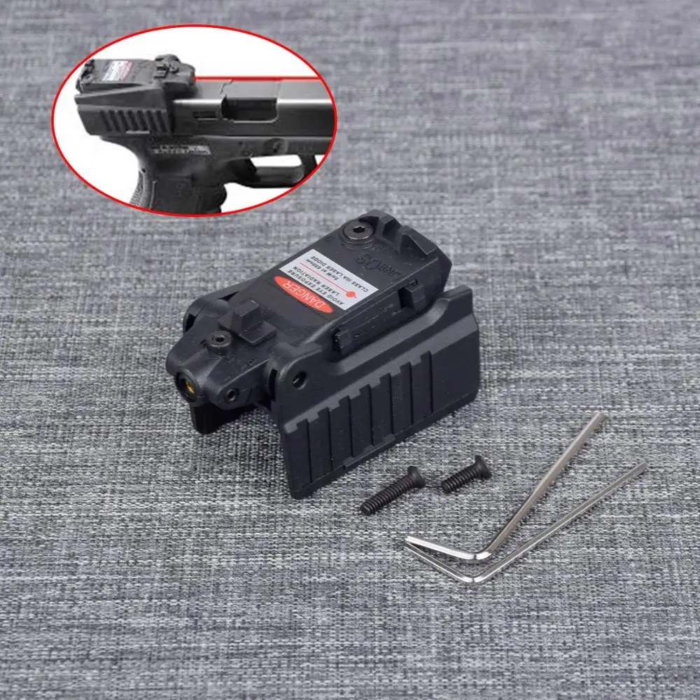 

Tactical Red Laser Sight Fit For Airsoft KWA KSC Glock 17 19 22 23 25 26 27 28 31 32 33 34 35 37 38 Pistol Iron Rear Sight