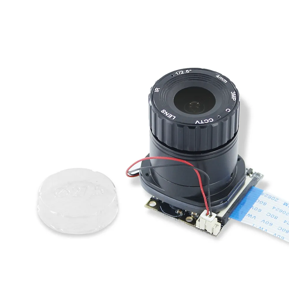

Taidacent Raspberry PI 4 / 3 IR-Cut Video Camera Module Day & Night Vision RPI Infrared Camera Board 1080p HD 5MP OV5647 Sensor