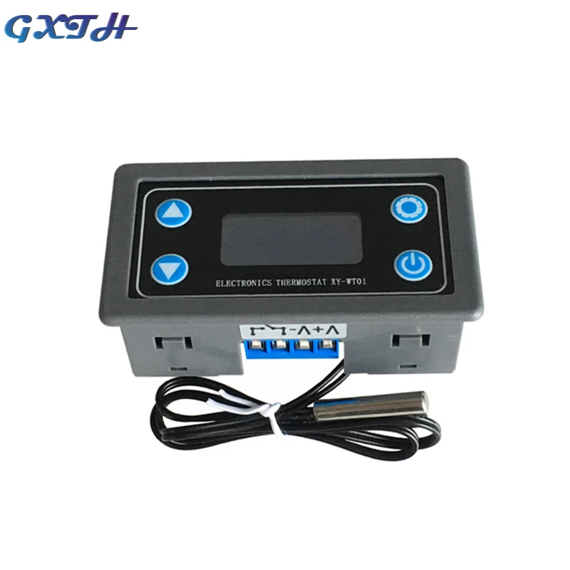 10A Thermostat Digital Temperature Controller DC 6V-30V Thermal Regulator Thermocouple LCD Display Sensor 12V 24V | Инструменты