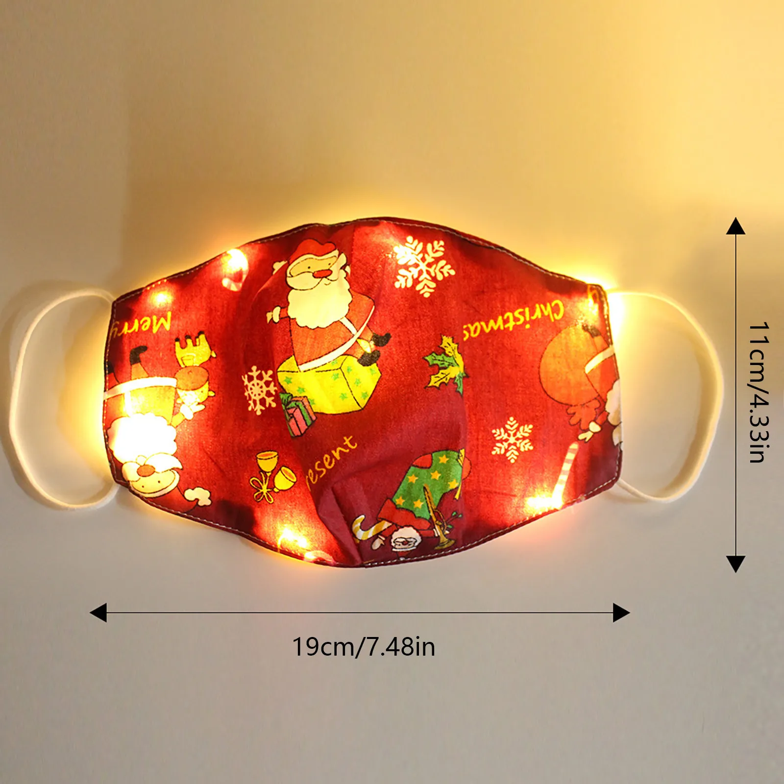 Рождественские огни светящиеся детали модные чехлы со светодиодной подсветкой |