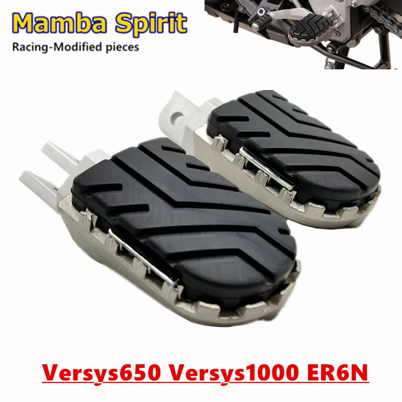 

FOR KAWASAKI VERSYS 650 Versys 1000 KLZ1000 ER6N Motorcycle Accessories Modified Parts Front Footpegs Foot Rest Peg Pedal