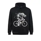 Ездить как Хелл Скелет Череп велосипедная спортивная одежда хлопковая куртка для мужчин мужской пуловер с капюшоном винтажный удивительный