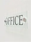 Индивидуальный офисный настенный дом табличка с цифрами-современный стеклянный акриловый налет