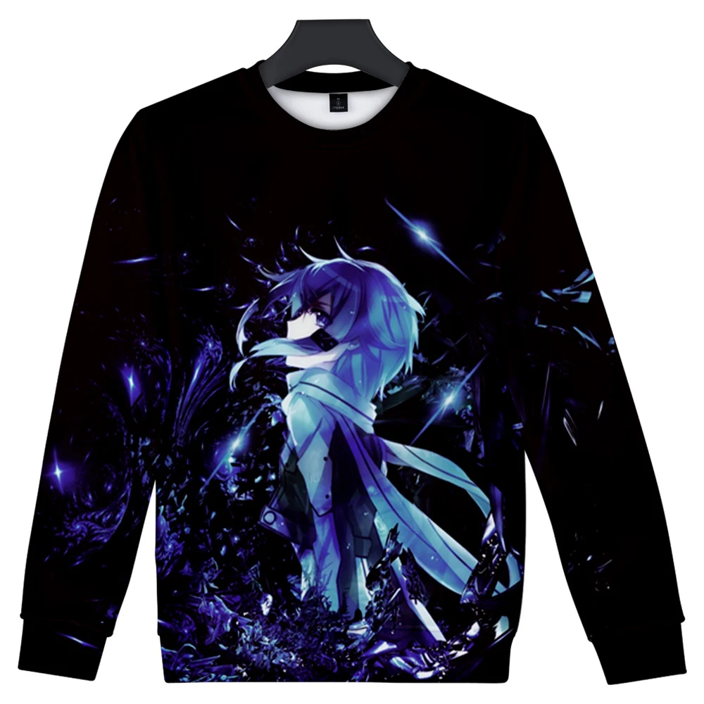 Футболка Мужская/женская с круглым вырезом длинным рукавом и 3d-изображением меча