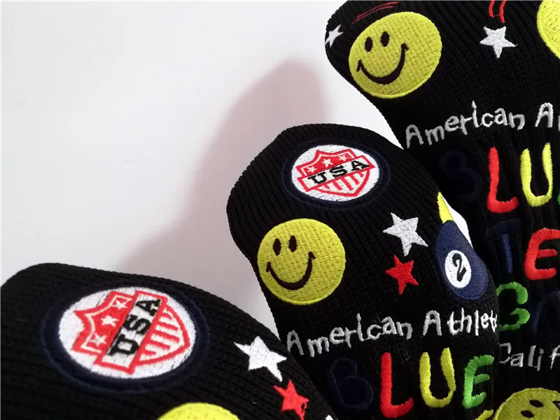 Новинка голубая футболка головной убор для игры в гольф вязаные головные уборы #1