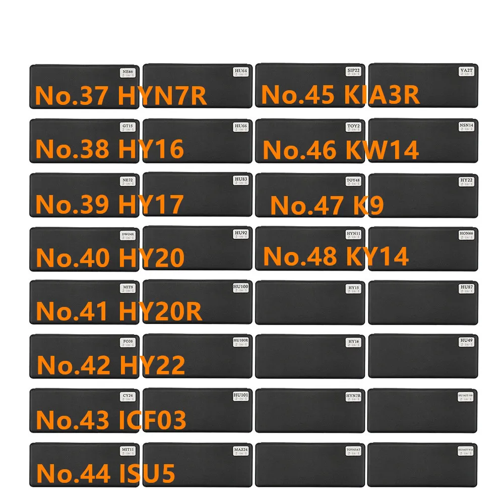 Инструмент lishi 2 в 1 TOY43R TOY40 TOY48 TOY43 TOY38R VAG2015 HU162T(8) VA6 VA2T VAC102 WT47T Ign| |
