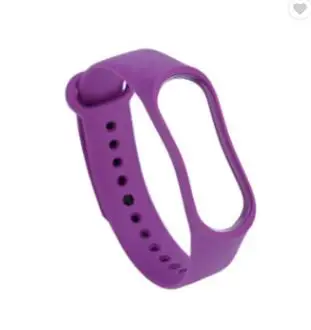 Purple Браслет mi Band4 для xiaomi mi Band 3 4 спортивный ремешок часы силиконовый ремешок для xiaomi mi band 3 4 браслет mi band 4 3 ремешок - Цвет: Purple