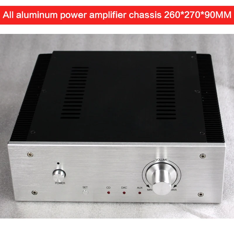 Алюминиевый усилитель мощности шасси WA17 класс А чехол Корпус питания аудио