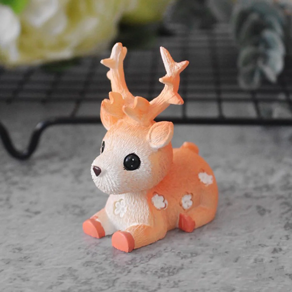 2 шт. Детские модели с изображением оленя вечерние украшения для рабочего стола