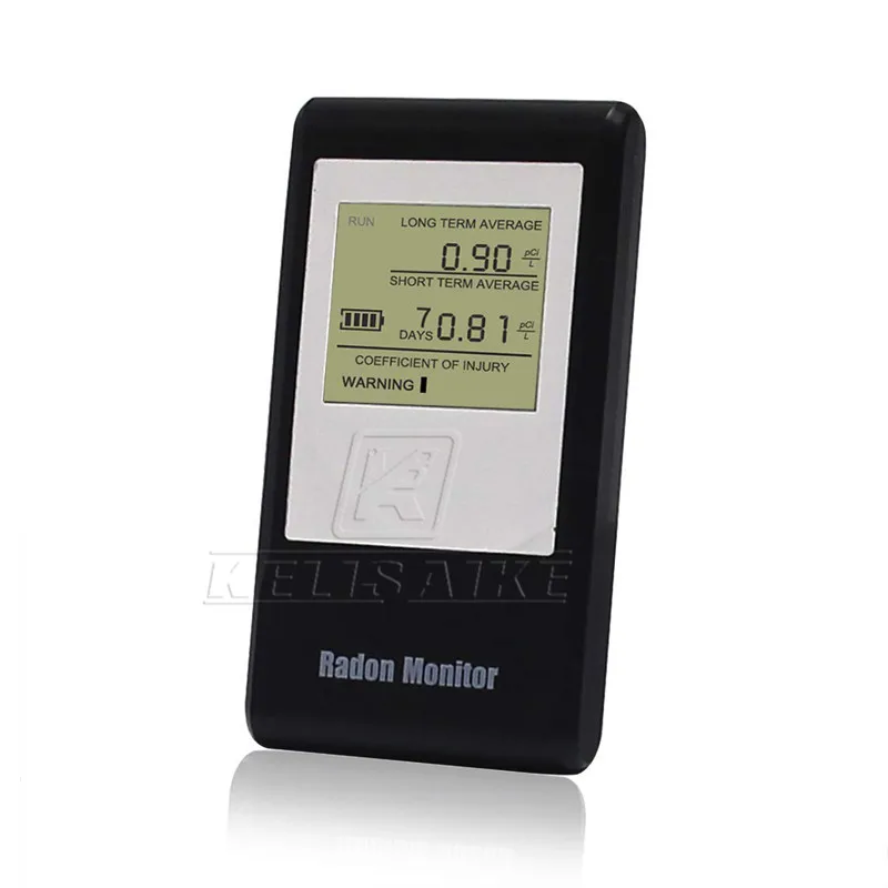 

small size radon monitor rechargeable battery operated portable radon detector