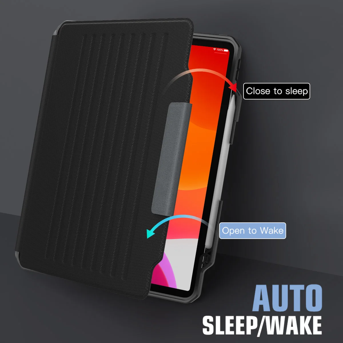 

For iPad Pro 12.9 4th Generation 2020&2018 Case ,Shockproof Rugged Protective Case for iPad Pro 11 2nd Gen 2020&2018