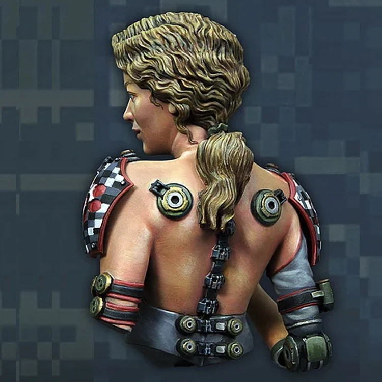 Комплект бюста из смолы в сборе 1/12 Женский воин|Наборы для сборки моделей| |