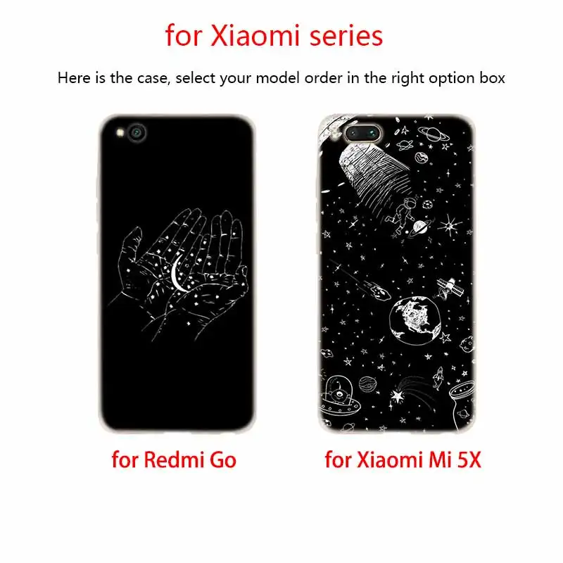 Чехол для Xiaomi Mi 11 Ultra 10 9 8 SE 6X 5X A3 A1 A2 LITE Lite cc9 Pro cc9e чехол с космосом луной астронавтом